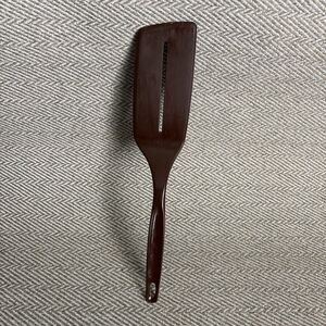 Vintage Foley Nylon Plastic Brown Single Slotted Spatula Flipper Turner